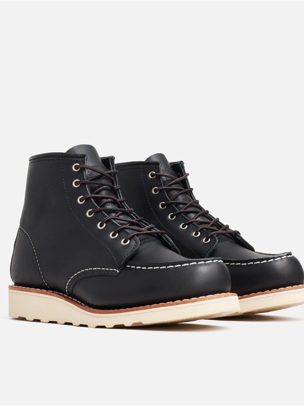 RED WING classic moc short boot black size 8